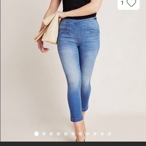Anthropologie pilcro hi rise denim leggings